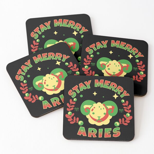 Item preview, Stay Merry Aries Zodiac designed and sold by HaileyLow.