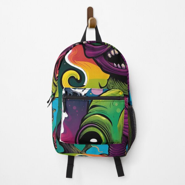 Artikelvorschau, alienlove 93 good mood lucky funny skull rainbow hero entworfen und verkauft von alienlove-8.