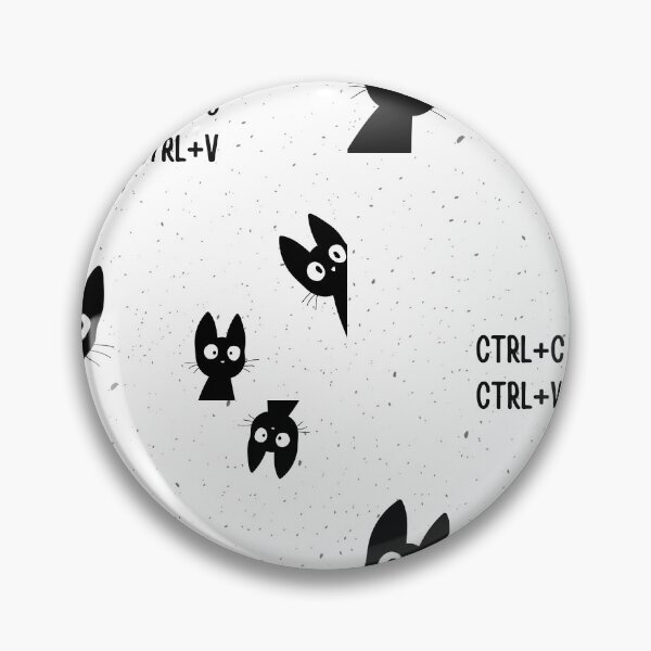 Item preview, CTRL+C CTRL+V cute cat stickers designed and sold by GREENGLOWGOODS.
