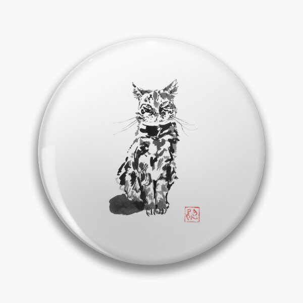 Item preview, suspicious cat designed and sold by pechane.