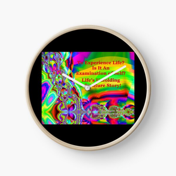 Life's Unfolding Adventure Story Clock