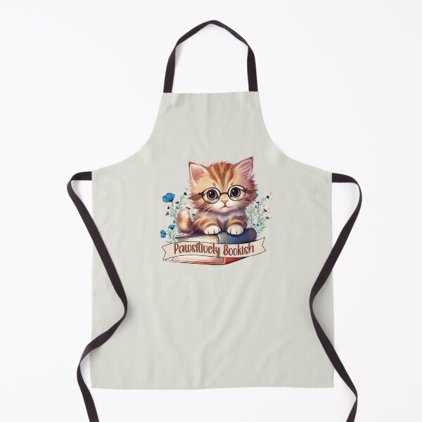 Item preview, Pawsitively Bookish Cat designed and sold by HappyLifeCreate.