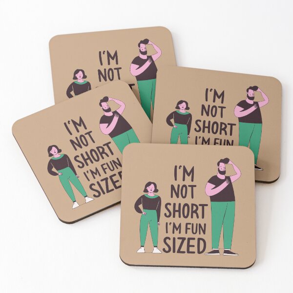 Item preview, I'm not short, I'm fun sized! designed and sold by Scorpion Creative.
