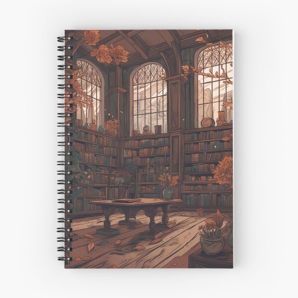 Item preview, Dark Academia Library designed and sold by Cozy Nerdy Things.