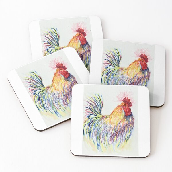 Item preview, Rooster Hand Painted Watercolor  designed and sold by LDisme.
