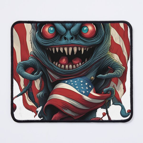 Artikelvorschau, alienlove 94 good mood lucky funny skull USA hero entworfen und verkauft von alienlove-8.