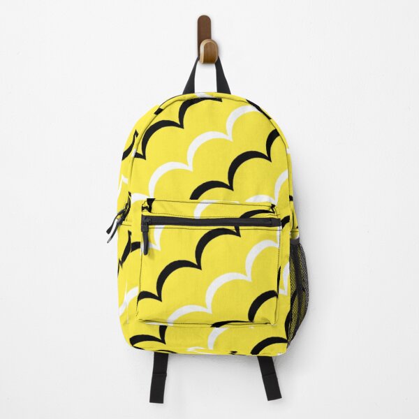 Item preview, Yellow Wave Line Curl Semicircles Crescents Arcs Stripes Contemporary Sunny Sunlight Pattern designed and sold by PenguinForests.