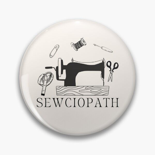 Item preview, Sewciopath - Vintage Sewing Machine - Funny Sewing Lover Gift Idea designed and sold by Wiss2Arts.