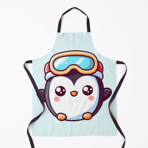Item preview, Cute Penguin with Goggles - Cartoon Sticker for Ski Lovers designed and sold by Covo Studio.