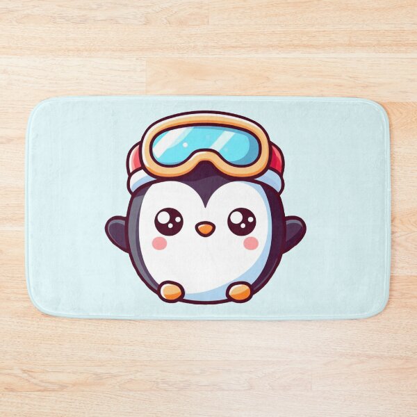 Item preview, Cute Penguin with Goggles - Cartoon Sticker for Ski Lovers designed and sold by Covo Studio.