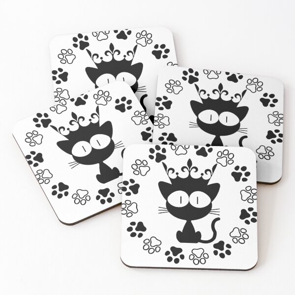 Item preview, black cat designed and sold by GorLorLar.