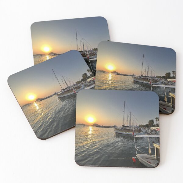 Item preview, Turgutreis Harbour Sunset designed and sold by Londonimages.