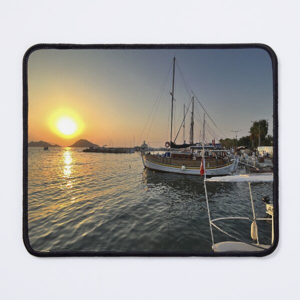 Item preview, Turgutreis Harbour Sunset designed and sold by Londonimages.
