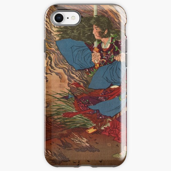 Ukiyo-e print of Samurai on a battlefield iPhone Tough Case