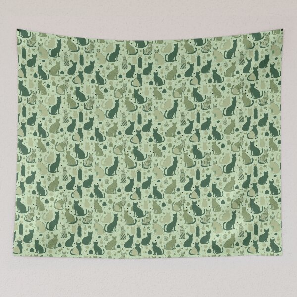 Item preview, Colorful Cats Pattern designed and sold by GoodSamSupplyCo.