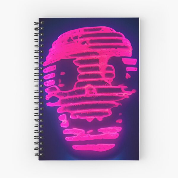 Item preview, Pink neon skull designed and sold by Glenbobagins.