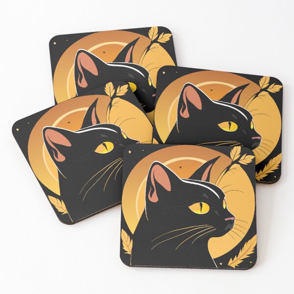 Item preview, The mysterious black cat designed and sold by Artemisa03.