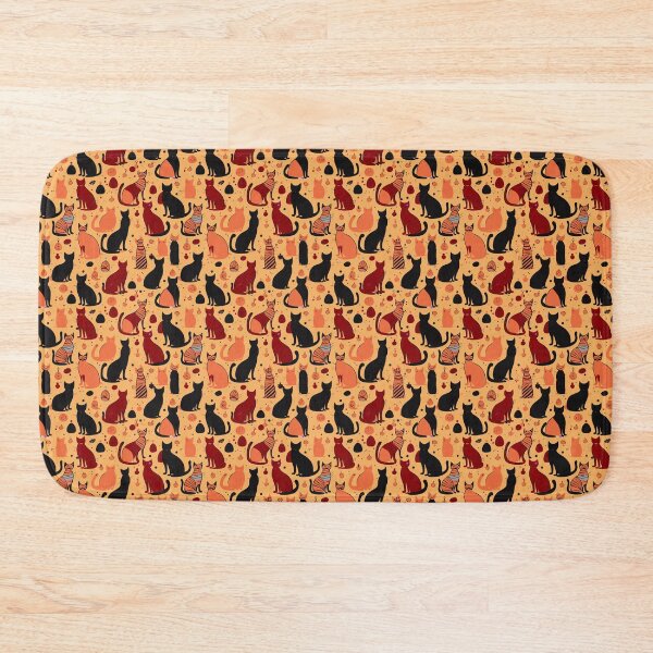 Item preview, Colorful Cats Pattern designed and sold by GoodSamSupplyCo.