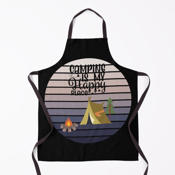Item preview, Camping is my happy place funny gifts for camping fans designed and sold by ABCreativeShop.