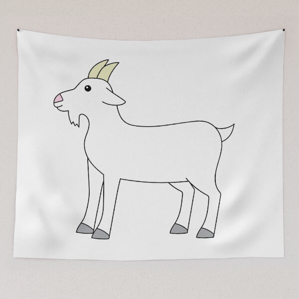 Item preview, Cute White Goat designed and sold by JefimijaT.