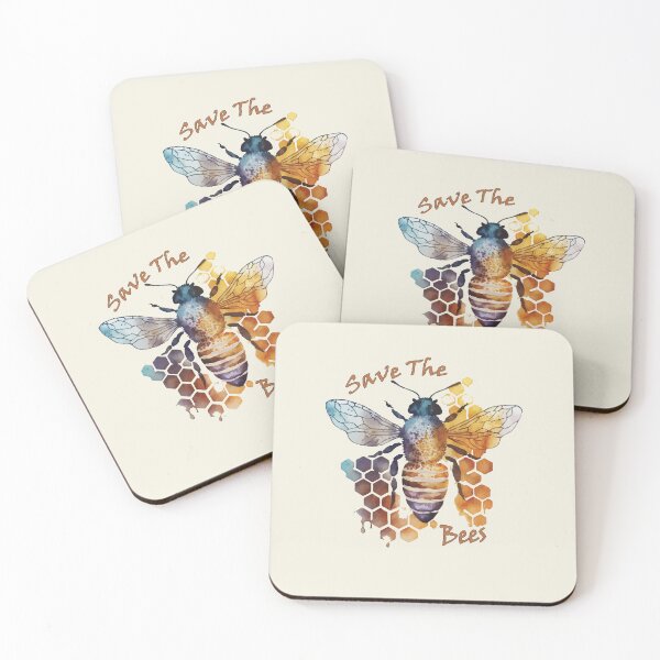 Item preview, Save The Bees - Eco Earth Friendly Conservation Message designed and sold by GVRDesign.