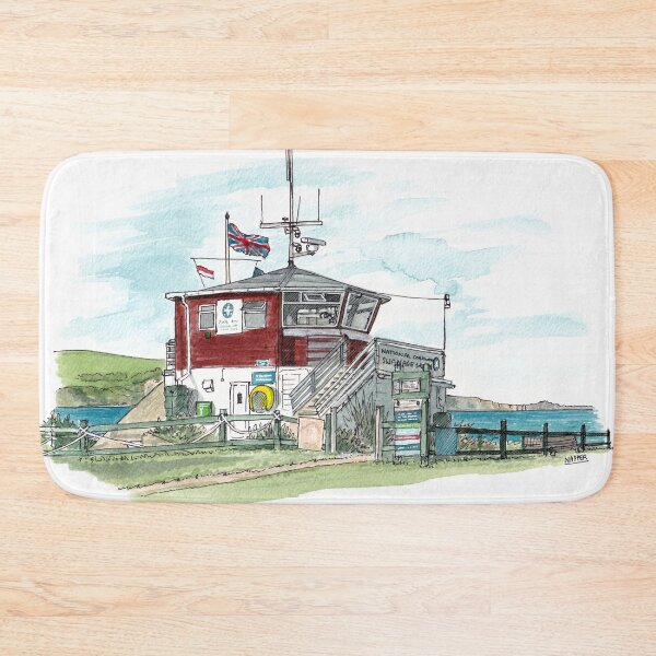 Item preview, National Coastwatch Swanage Watercolour designed and sold by Tom Napper Design.