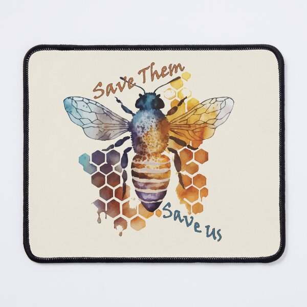 Item preview, Save The Bees - Eco Earth Friendly Conservation Message designed and sold by GVRDesign.