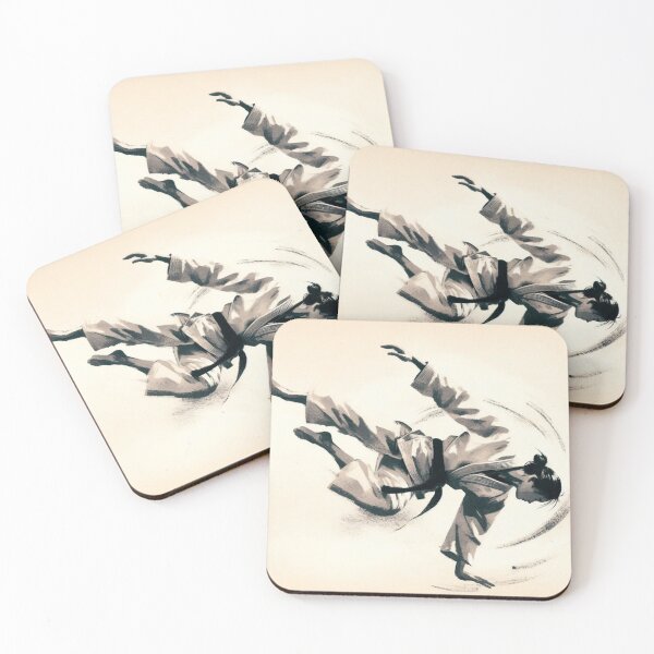 Item preview, : judo, martial arts, monochrome, black and white, throw designed and sold by Martial-Art-23.