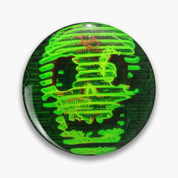 Item preview, Green neon skull designed and sold by Glenbobagins.