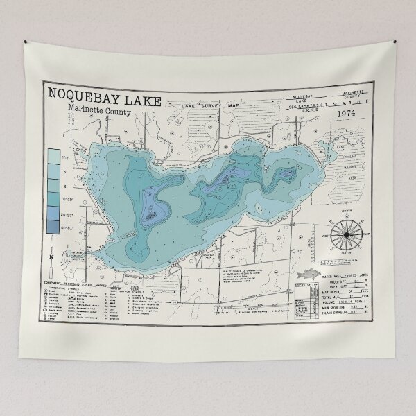 Item preview, Noquebay Lake WI Marinette County designed and sold by Jean Plout.