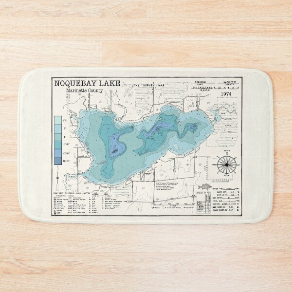 Item preview, Noquebay Lake WI Marinette County  designed and sold by Jean Plout.
