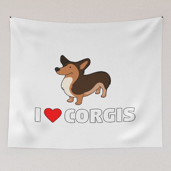 Item preview, I love corgis designed and sold by WeightPulling.