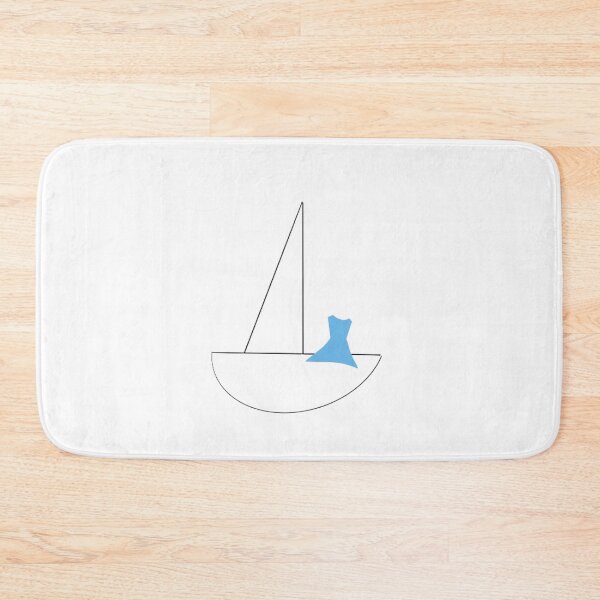 Item preview, Blue dress on a boat v2 designed and sold by bluemirrorball.