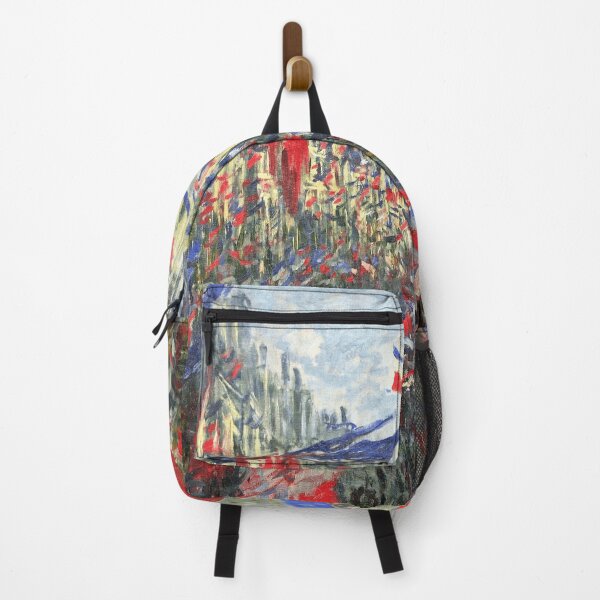 Item preview, Claude Monet's The Rue Montorgueil with Flags designed and sold by mosfunky.