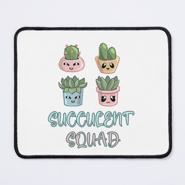 Item preview, succulent squad designed and sold by TranquilTrinket.