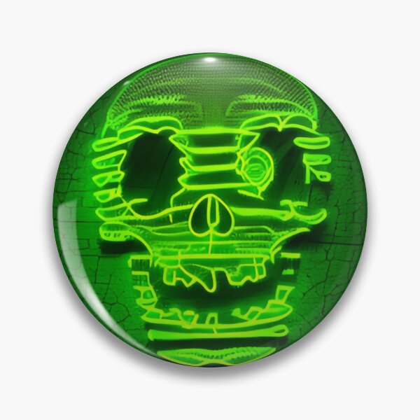 Item preview, Copy of Green neon skull designed and sold by Glenbobagins.