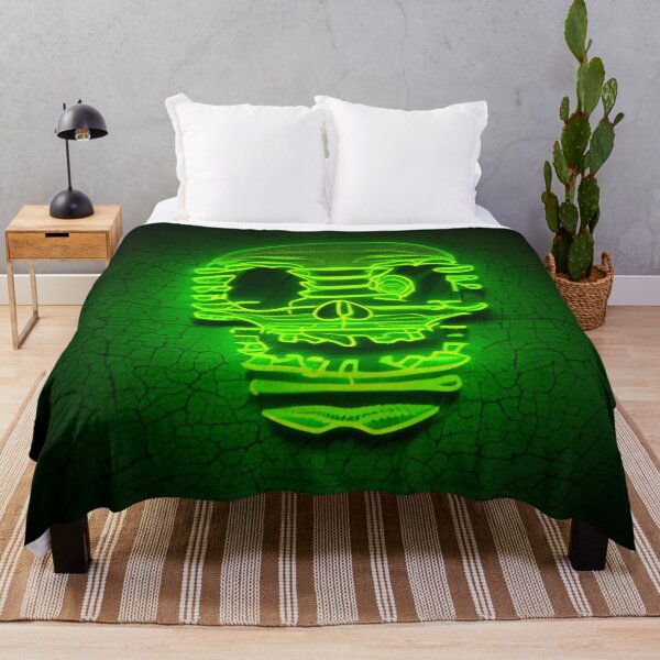 Item preview, Copy of Green neon skull designed and sold by Glenbobagins.