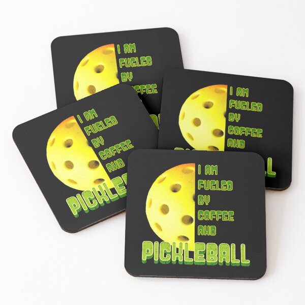 Item preview, I am fueled by coffee and pickleball designed and sold by TempoTees.