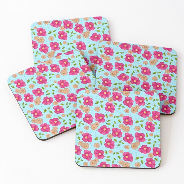 Item preview, Cosmos Floral - Blue designed and sold by JaselviiStudio.