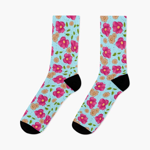 Item preview, Cosmos Floral - Blue designed and sold by JaselviiStudio.