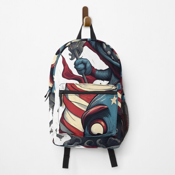 Artikelvorschau, alienlove 104 good mood lucky funny skull USA hero entworfen und verkauft von alienlove-8.