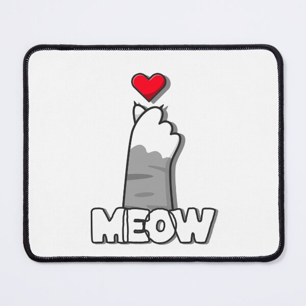 Item preview, Miau - pata de gato y corazón designed and sold by WeightPulling.