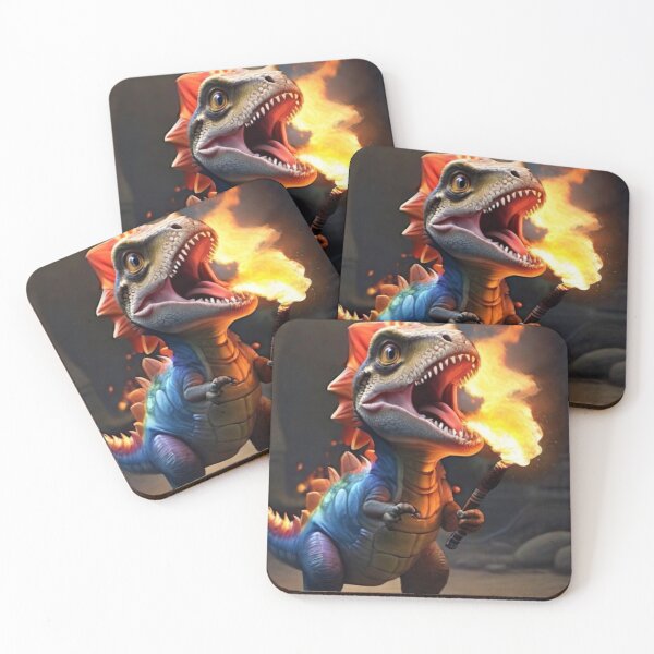 Item preview, fire breathing baby dinosaur designed and sold by TayyarProduct.