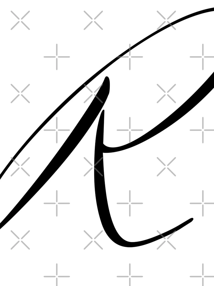 Thumbnail 4 of 4, iPhone Case, Cursive R designed and sold by Jose234.