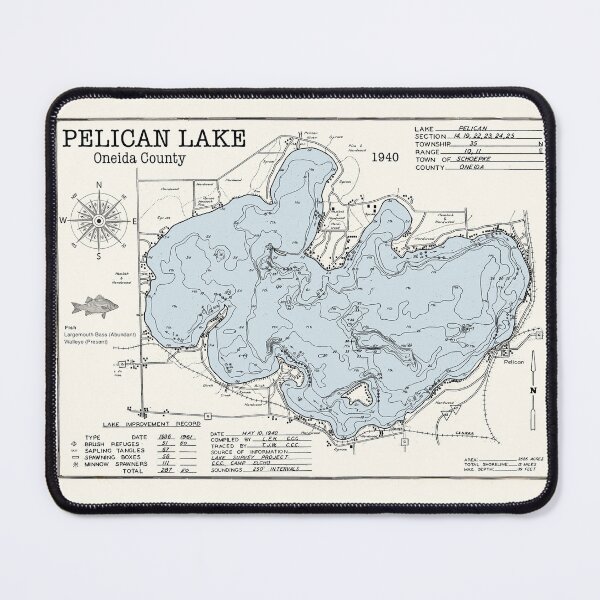 Item preview, Pelican Lake WI Oneida County designed and sold by Jean Plout.