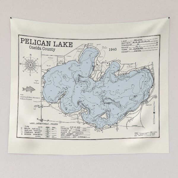 Item preview, Pelican Lake WI Oneida County  designed and sold by Jean Plout.