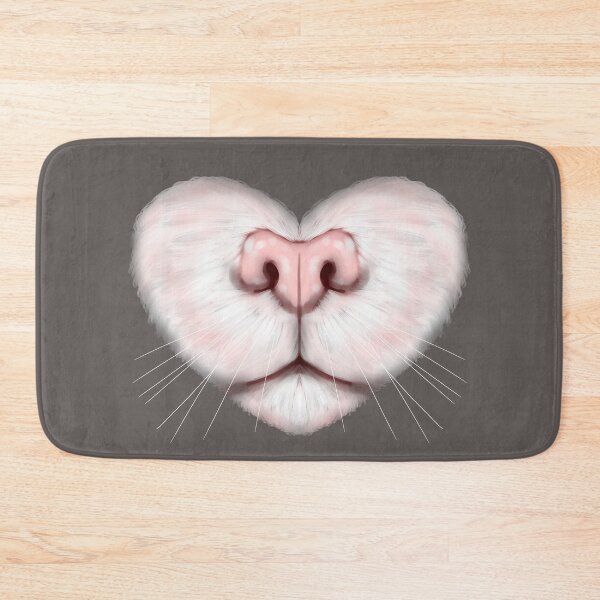 Item preview, cute kitty heart fantasy illustration designed and sold by La Loca.