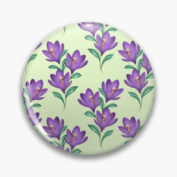 Item preview, Crocus Floral - Blue designed and sold by JaselviiStudio.