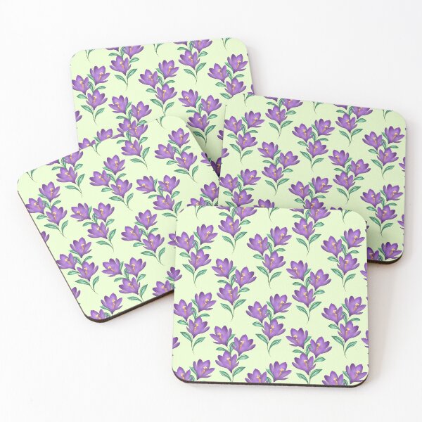 Item preview, Crocus Floral - Blue designed and sold by JaselviiStudio.