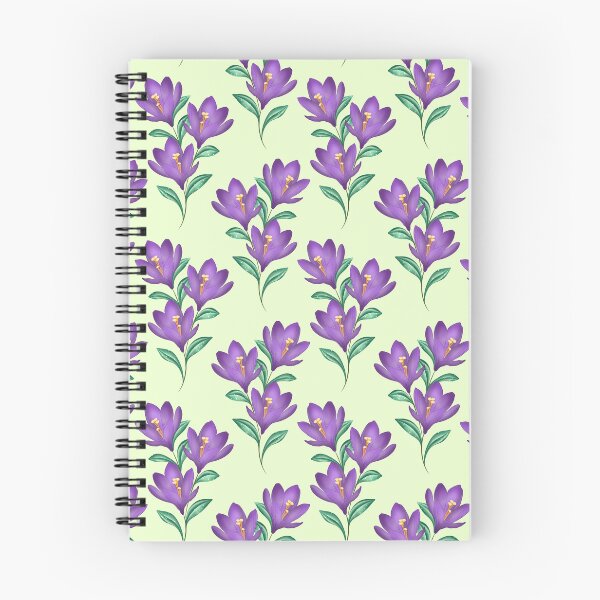 Item preview, Crocus Floral - Blue designed and sold by JaselviiStudio.